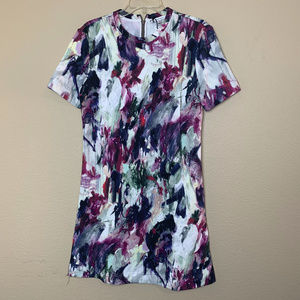Carven Splatter Paint Print Dress